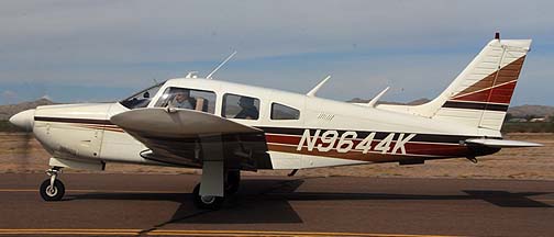 Piper PA-28R-200 Cherokee Arrow II N9644K, Copperstate Fly-in, October 23, 2010